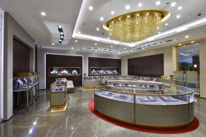 Turnkey fit-out with bespoke shopfittings: Al Zain Jewellery Seef Bahrain