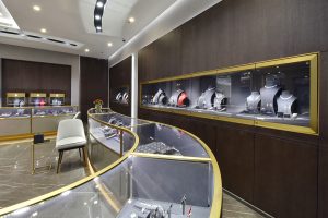 Turnkey fit-out with bespoke shopfittings: Al Zain Jewellery Seef Bahrain