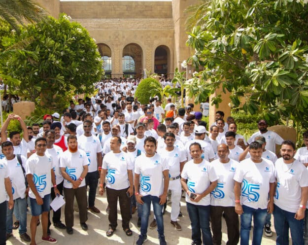 25th Anniversary Event with workers at Lost Paradise of Dilmun, Bahrain