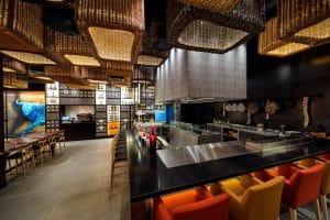 The warm and vibrant interiors of Salero Bahrain