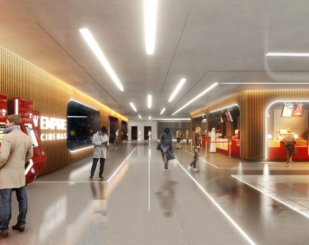 Empire Cinemas, rendering for multiplex in Riyadh